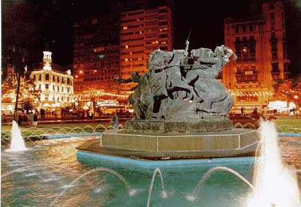 Entrevero Square, Dowtown Montevideo