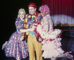 "Buddy's Blues" (l to r: Chrystyna Dail, Harry A. Winter as Buddy, Eleasha Gamble)