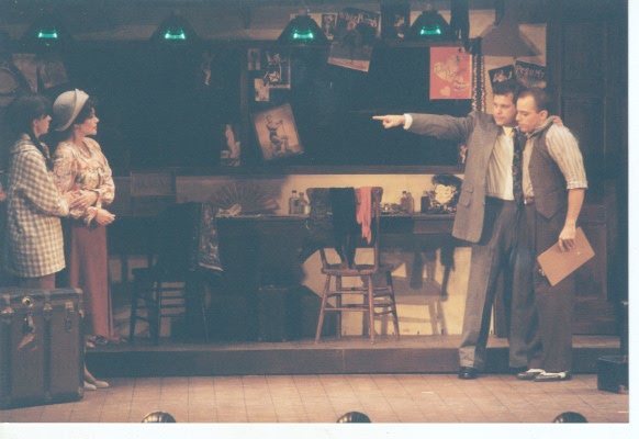 l to r: Garret Long (Louise), Nancy Johnson (Rose), Joel Hurt Jones (Herbie) and Stefan Sittig (Pastey)