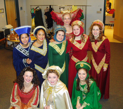 The ladies in the dressing room
