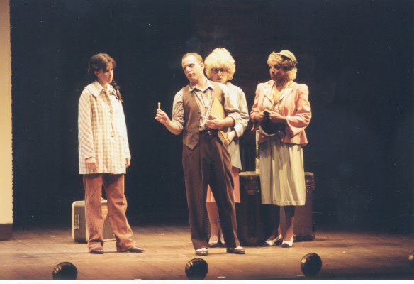 l to r: Garret Long (Louise), Stefan Sittig (Pastey), Debra Clinton (Agnes), Dawn Tinsely (Marjorie Mae)