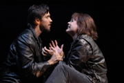 Anthony Gallagher as G./Zeus and Elizabeth Richards as Persephone/Semele 