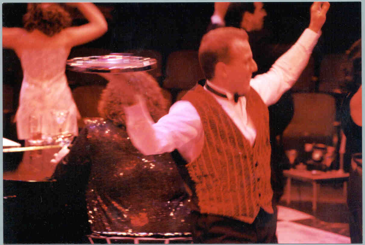 Action shot during "Anything Goes"