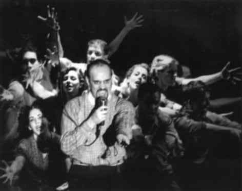 Michael Sharp and Ensemble singing "Come Look At The Freaks"