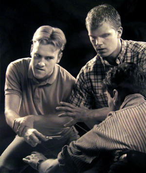Riff (Jared Bradshaw), Tony (Dan Callaway), Bernardo (Martin Aviles)