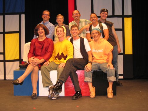 Cast with Director and Music Director